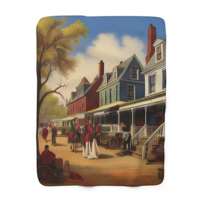 Williamsburg Sherpa Fleece Blanket