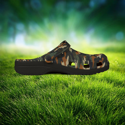 Camouflage Foam Clogs