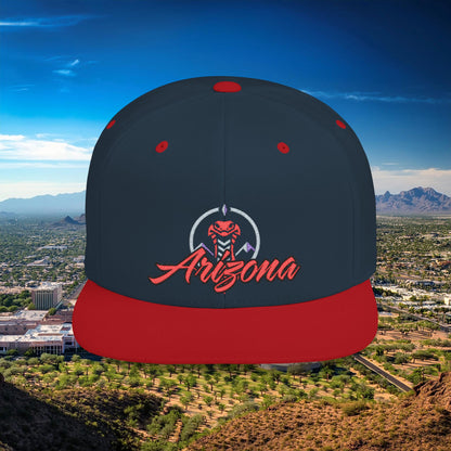 Arizona Baseball Logo Flat Bill Snapback