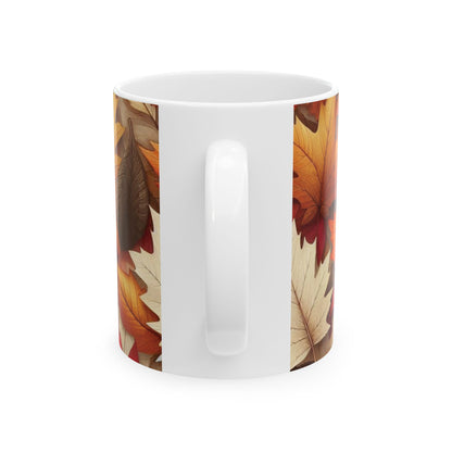 Autumn Leaves Ceramic Mugs (11oz\15oz)