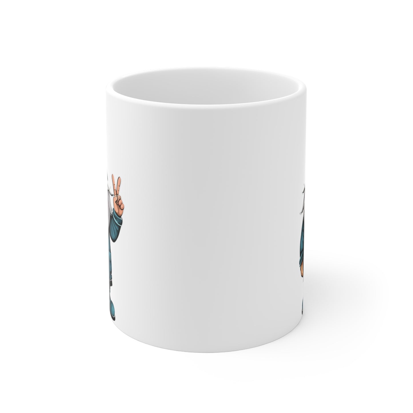 Peace Gnome Ceramic Mugs (11oz\15oz)