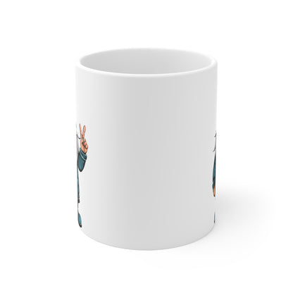 Peace Gnome Ceramic Mugs (11oz\15oz)