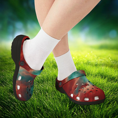 Liverpool Red Galaxy Foam Clogs