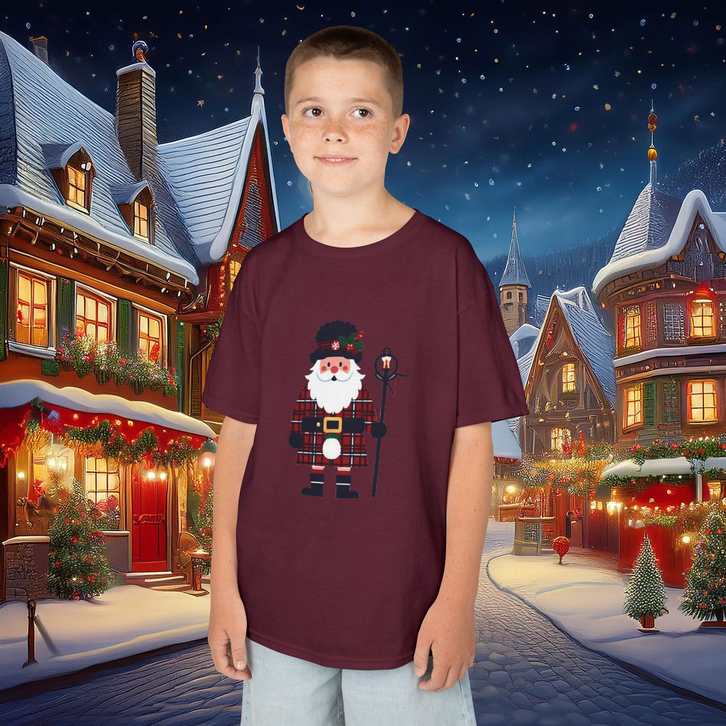 Victorian Santa Kids Tee