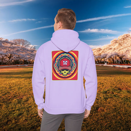 Psychedelic Funky W Skull Hoodie