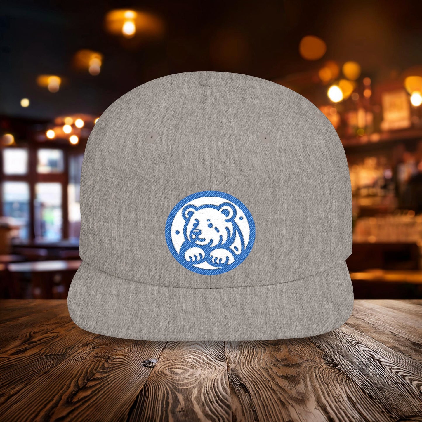 Bear Cub Flat Bill Snapback