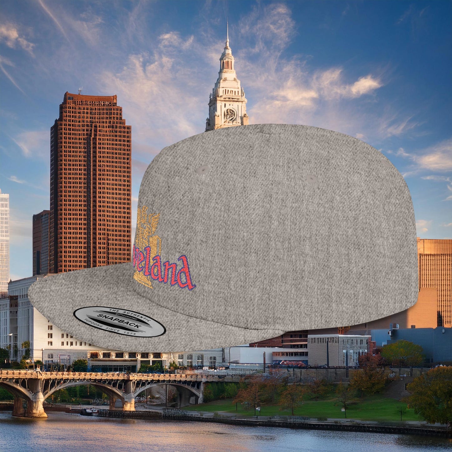 Cleveland Baseball Logo Flat Bill Snapback