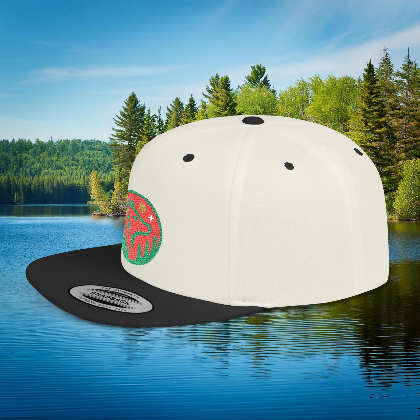 Minnesota Wild Wolf Flat Bill Snapback