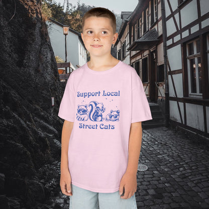 Support Local Street Cats Kids Tee