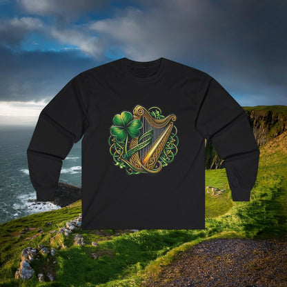Irish Harp Long Sleeve Tee