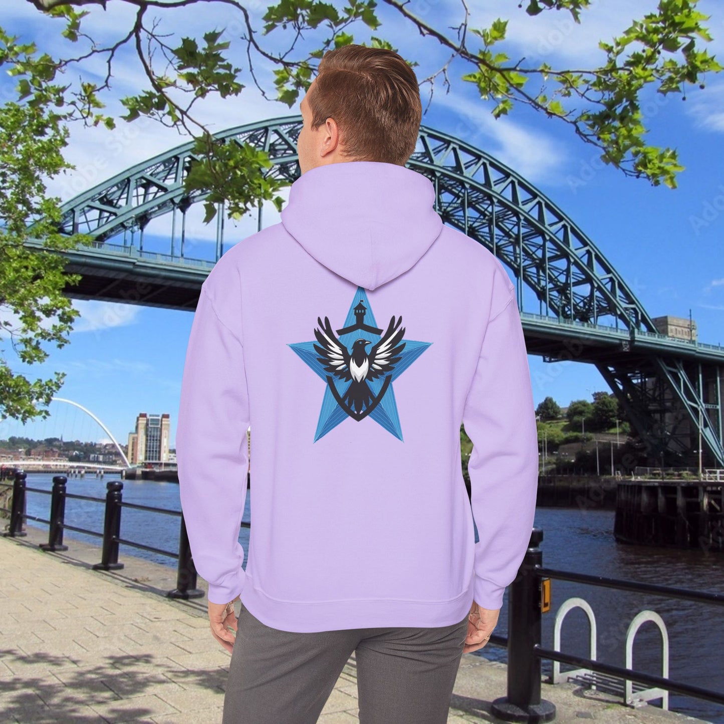 Newcastle United Blue Star Mags Hoodie