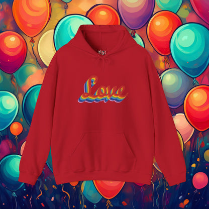 Rainbow Love Unisex Hoodie