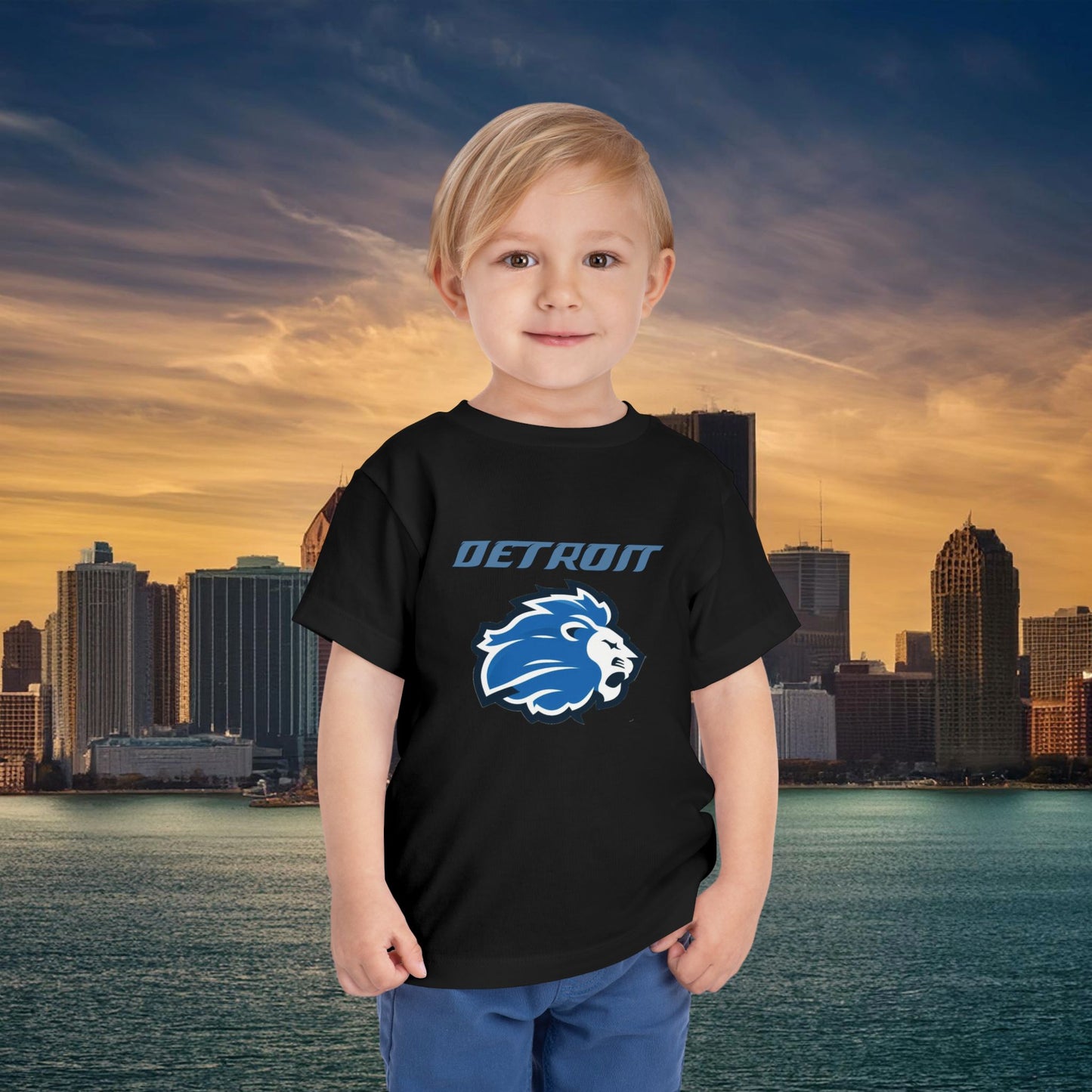 Detroit Football Logo Toddler Tee