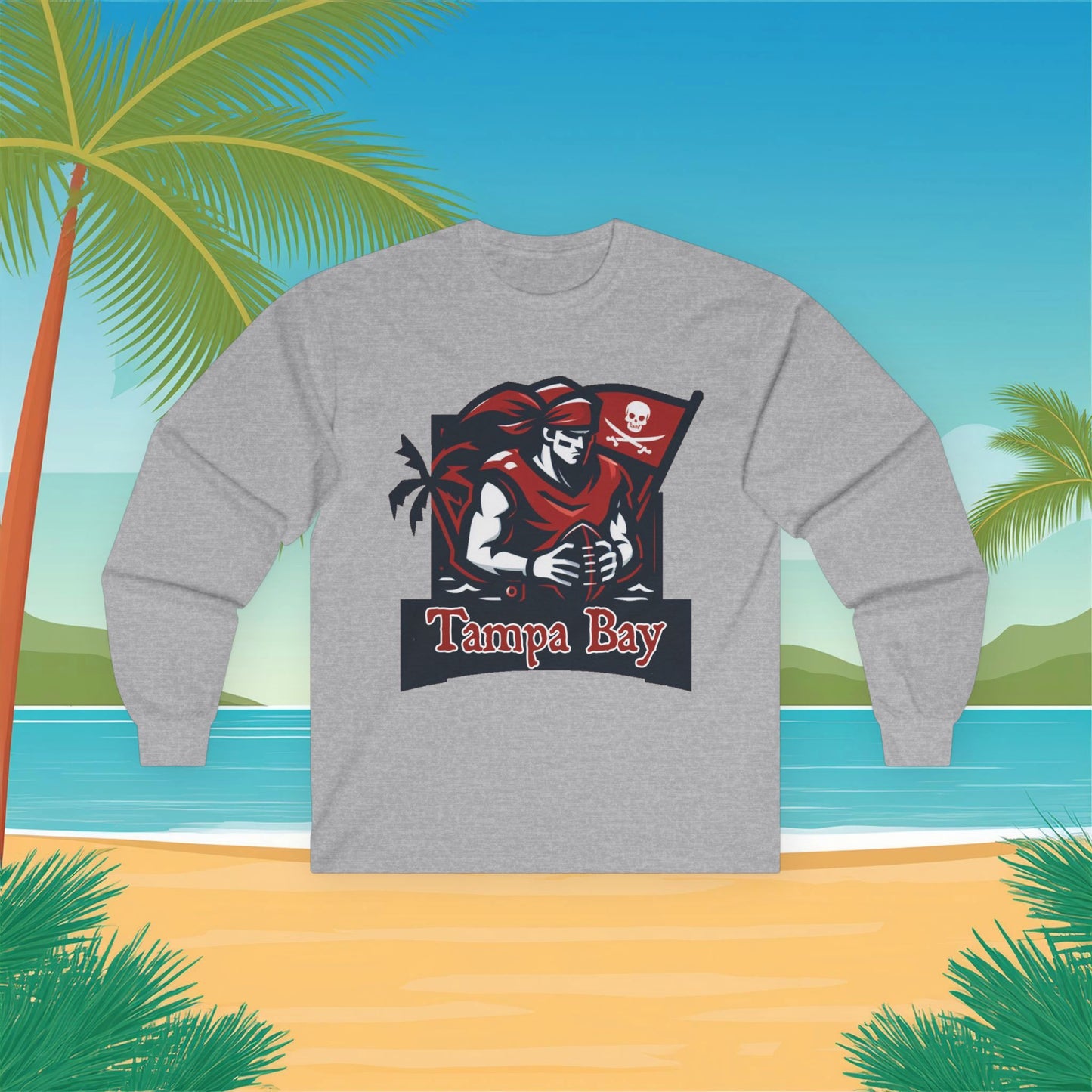 Tampa Bay Football Player Long Sleeve Tee