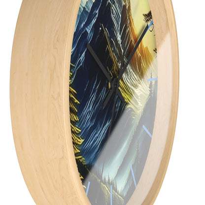 Mystic Mountains Wall Clock