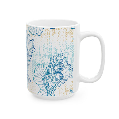 Seashell Ceramic Mug (11oz/15oz)