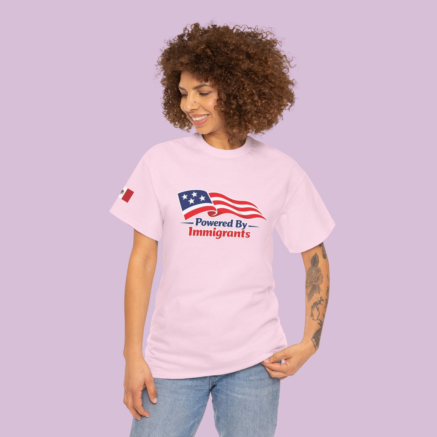 Powered By Immigrants Tee