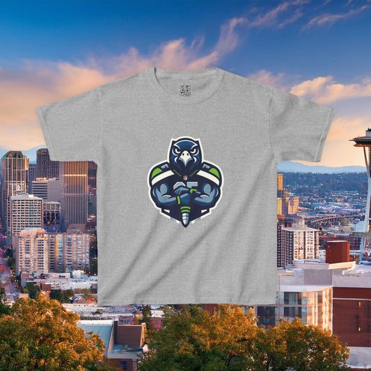 Seattle Football Player Kids Tee