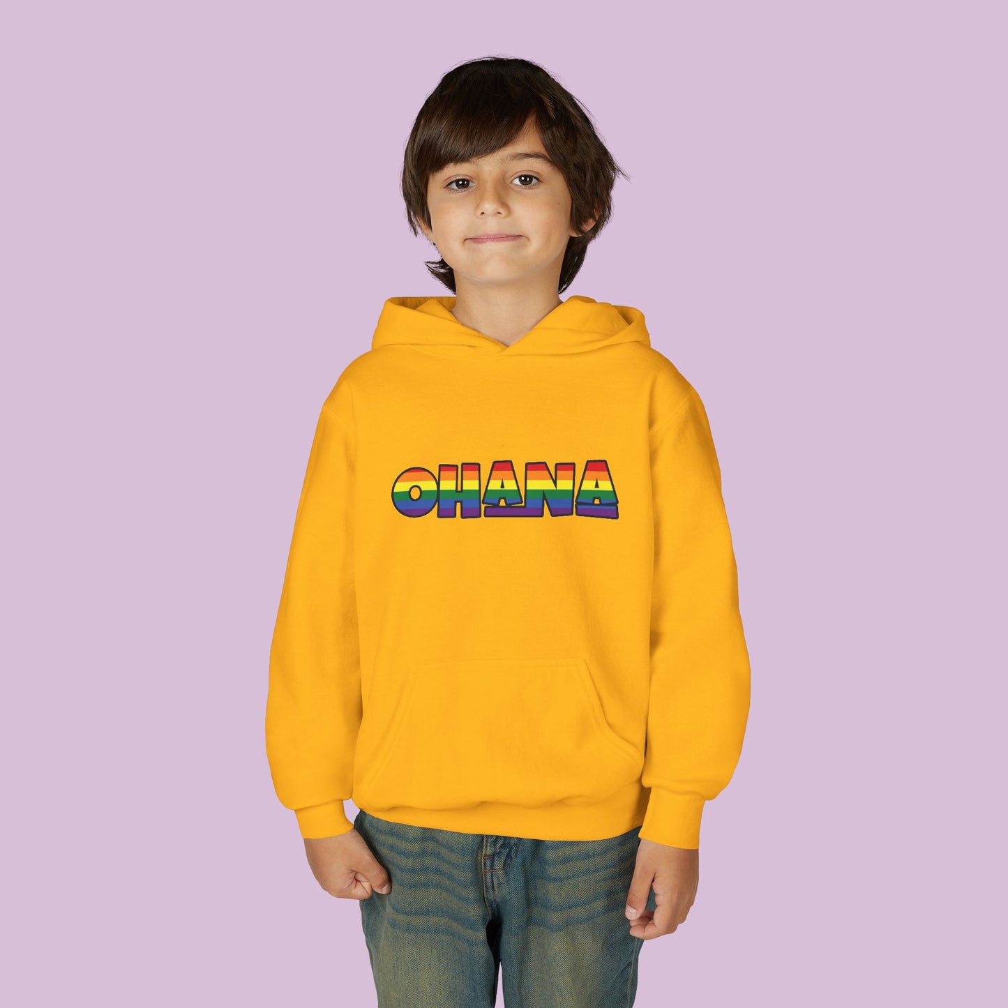 Rainbow Ohana Youth Hoodie