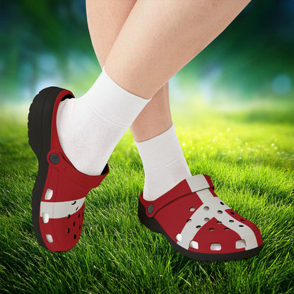 Danish Flag Foam Clogs