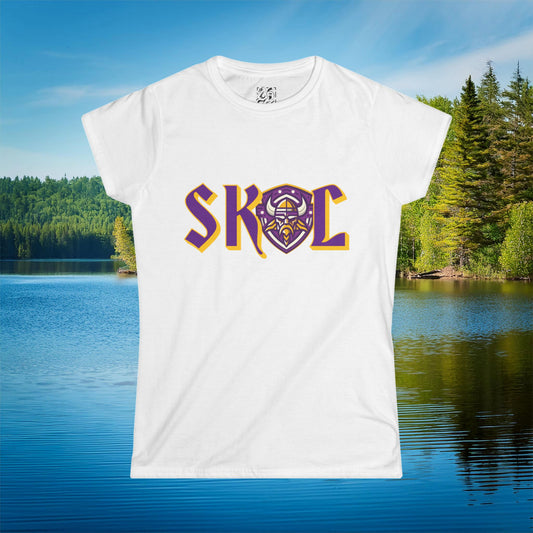 Minnesota Football SKOL Logo Women's Softstyle Tee
