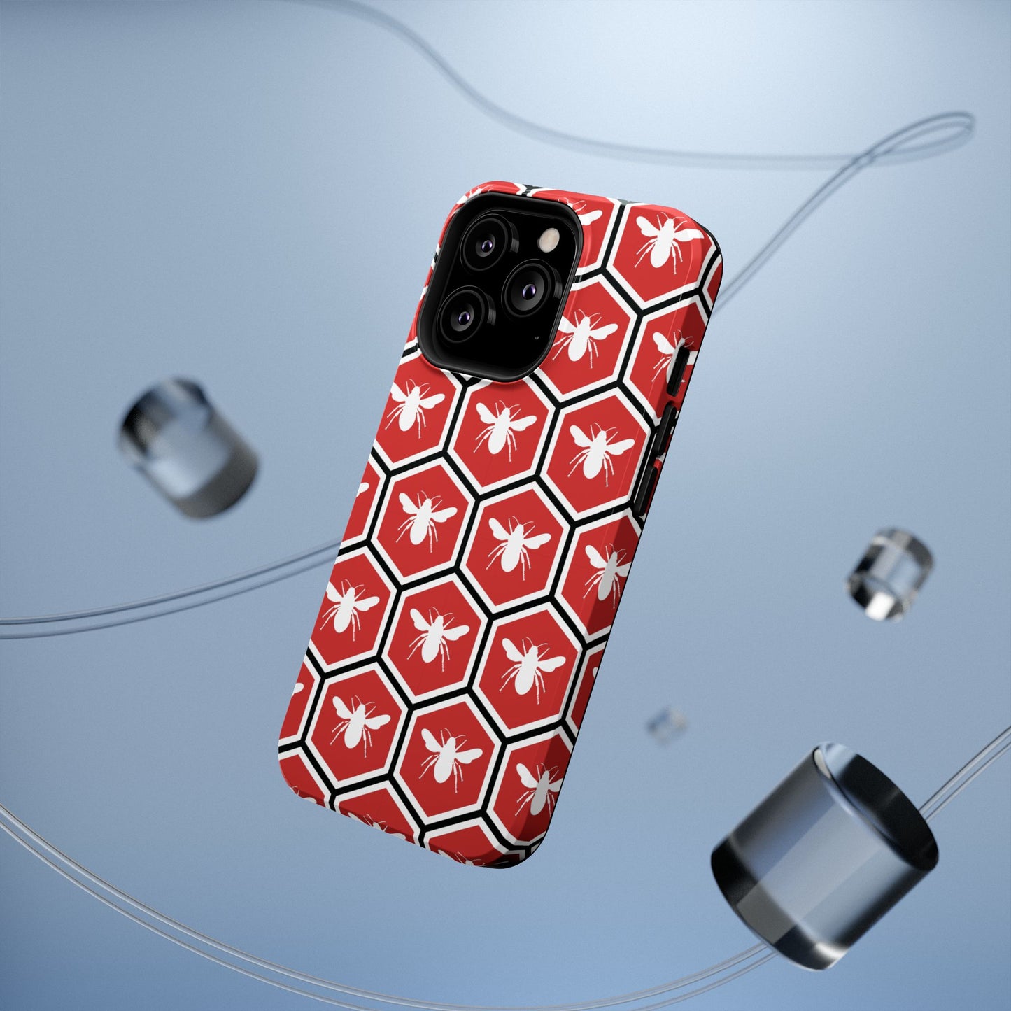 Honeycomb Bee Impact-Resistant Phone Case