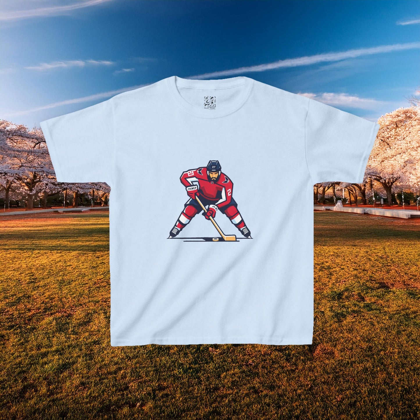 Washington Hockey Player Kids Tee