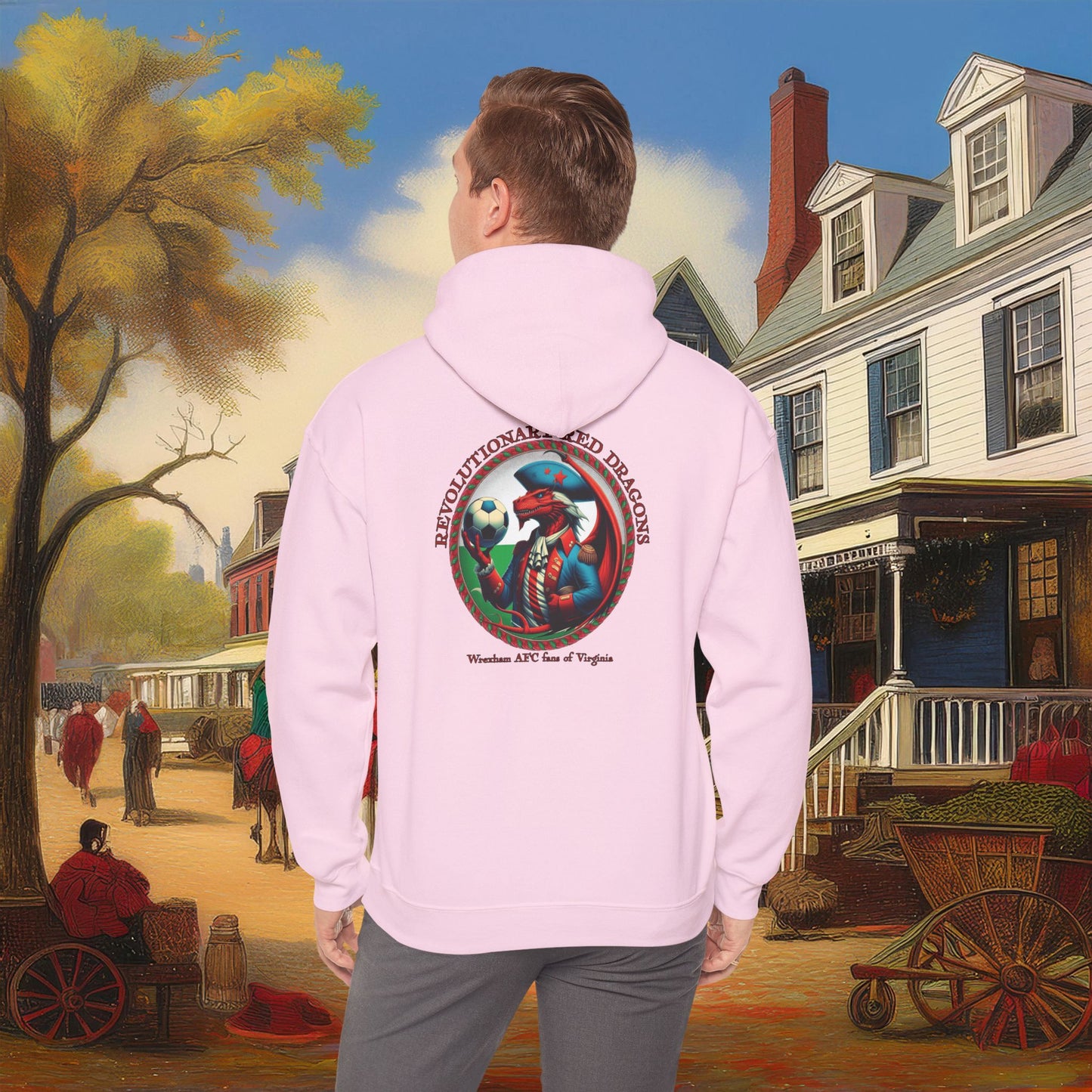 Revolutionary Red Dragons Crest Hoodie