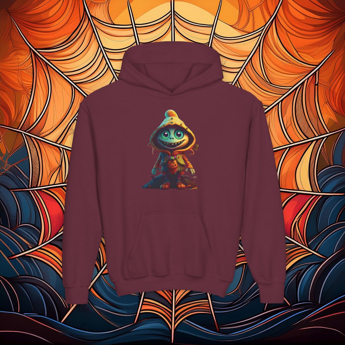 Trick or Treat Monster Youth Hoodie