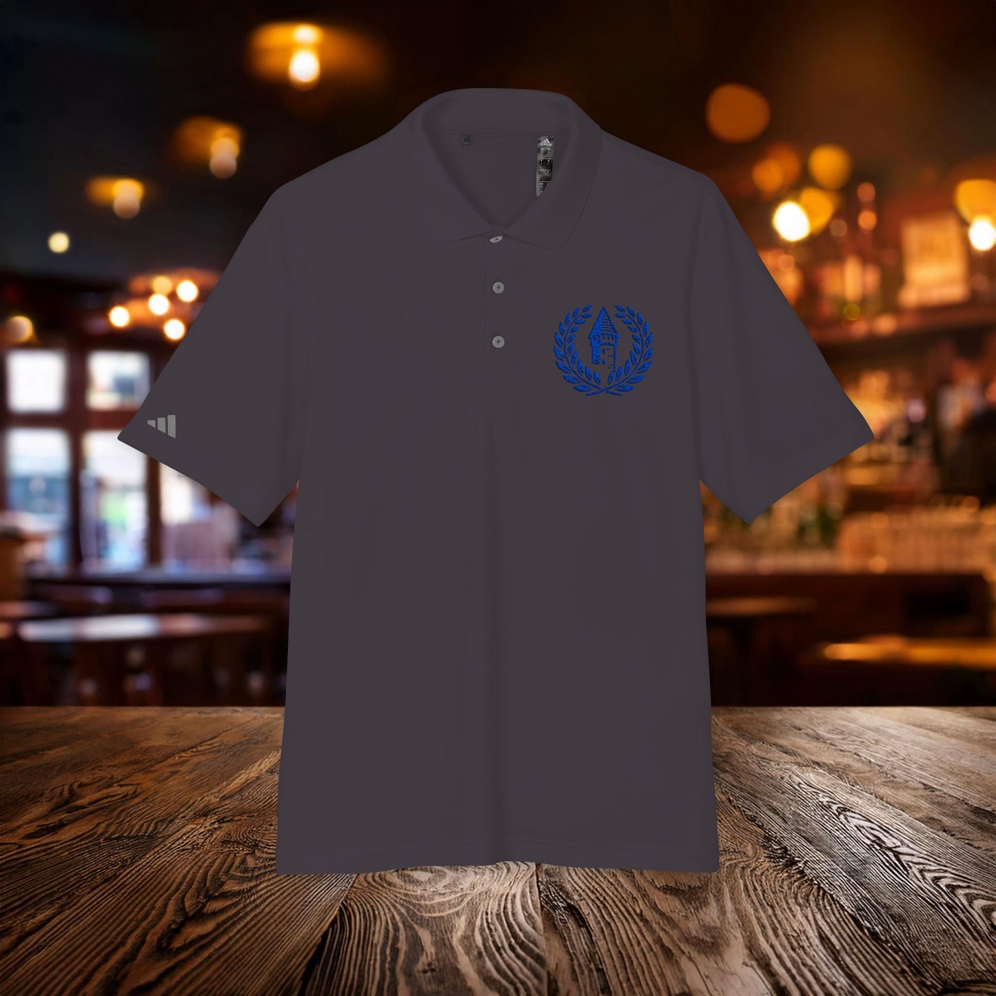 Everton Logo adidas Performance Polo (blue)