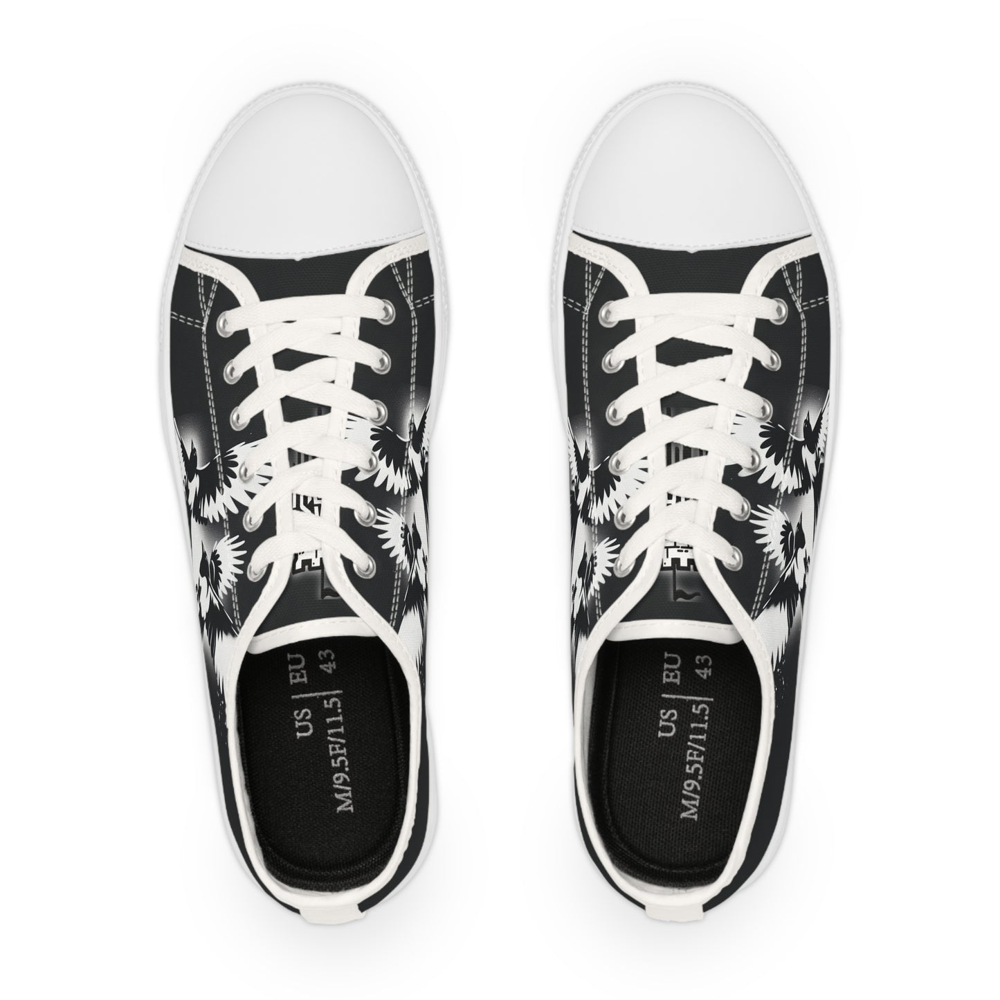 Newcastle Magpie Graffiti Men's Low Top Sneakers