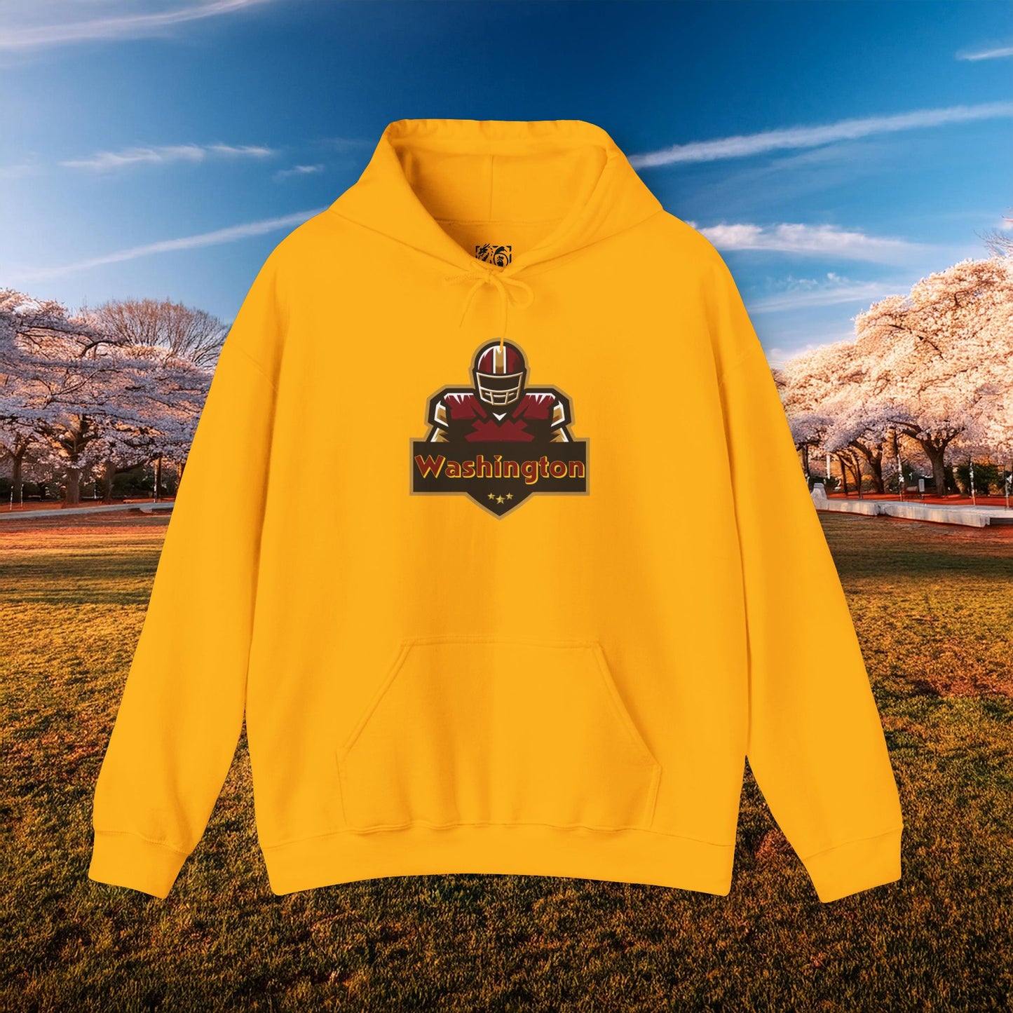 Washington Football Player Logo Hoodie