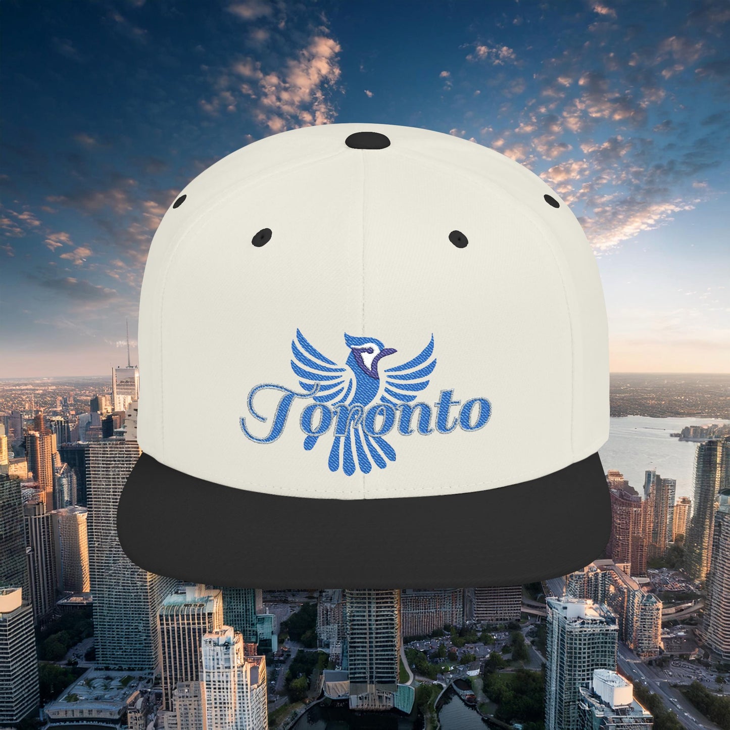Toronto Flying Blue Jay Flat Bill Snapback