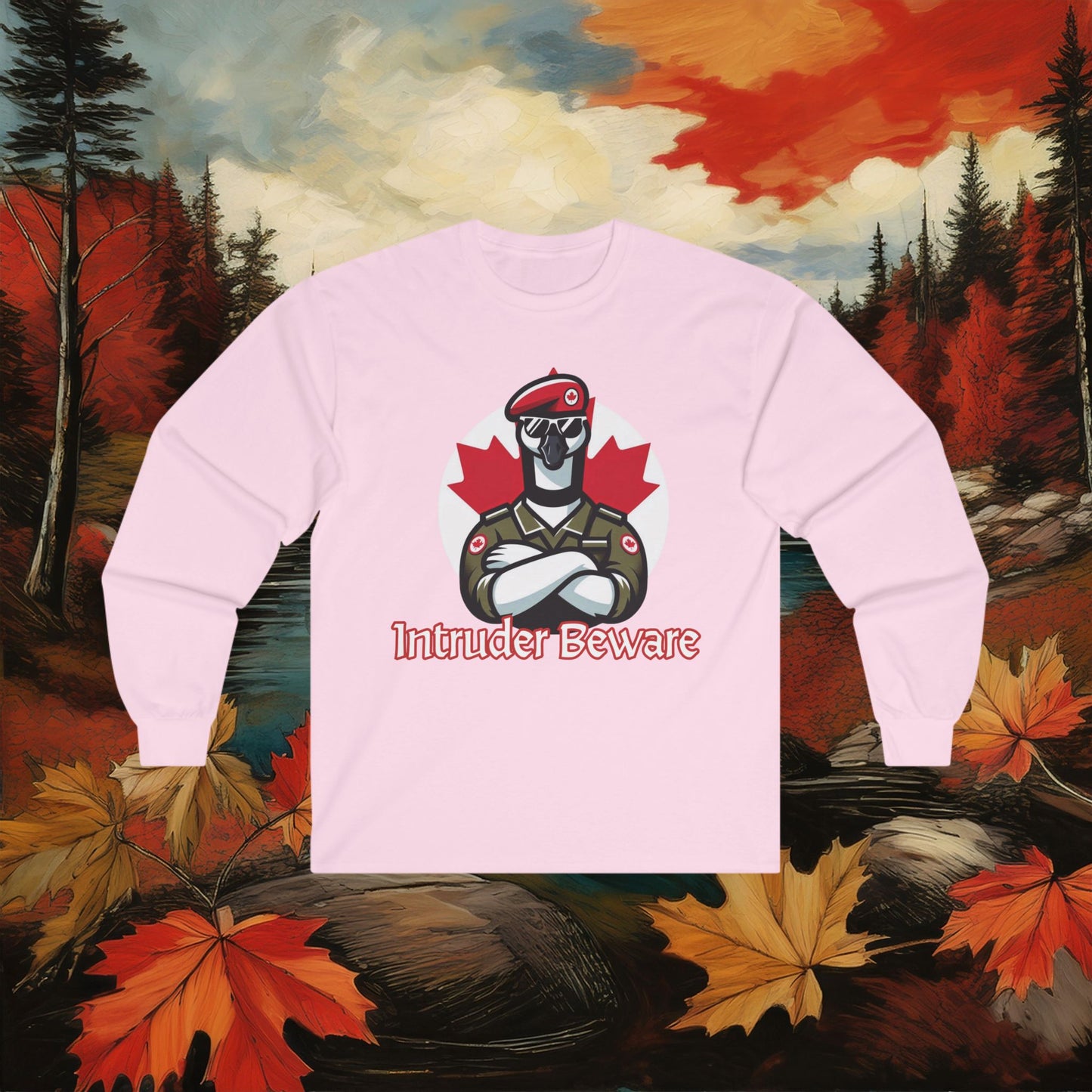 Canadian Goose "Intruder Beware" Long Sleeve Tee