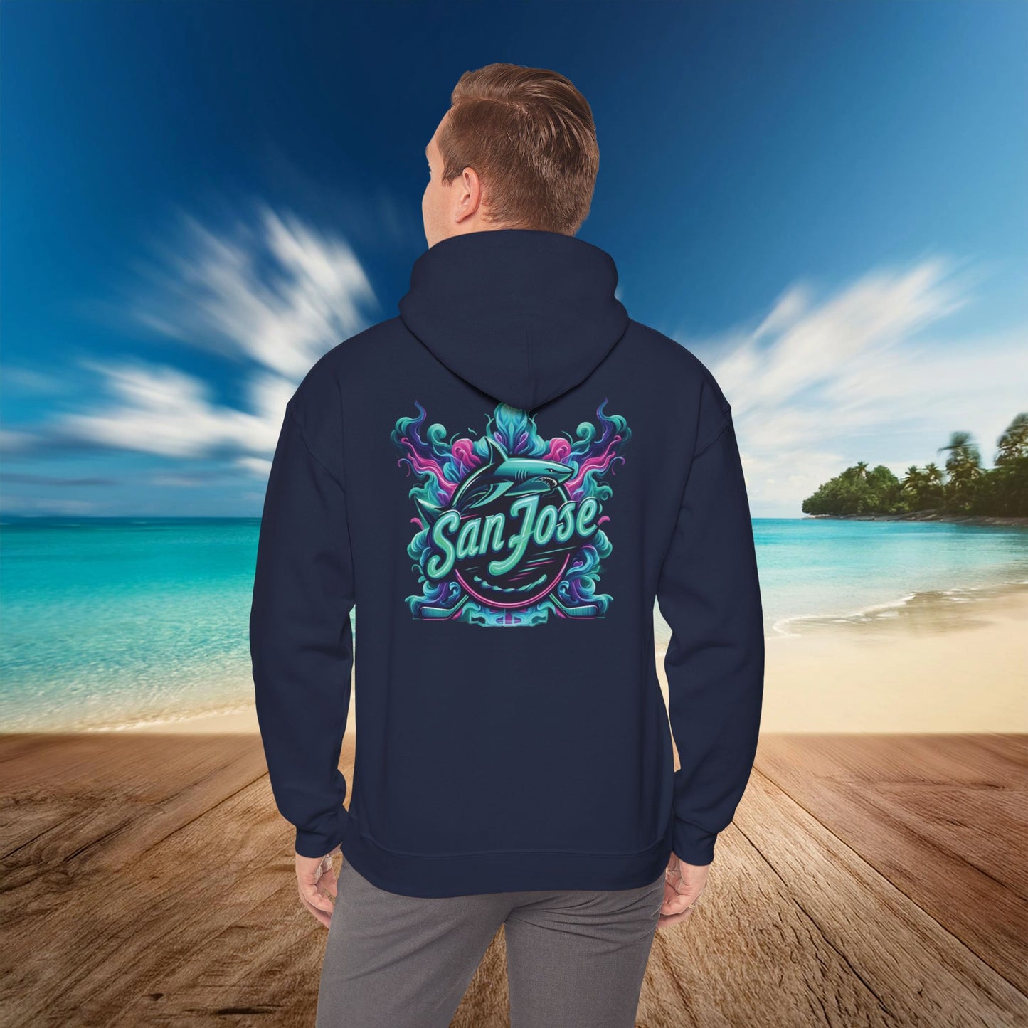 San Jose Hockey Neon Hoodie
