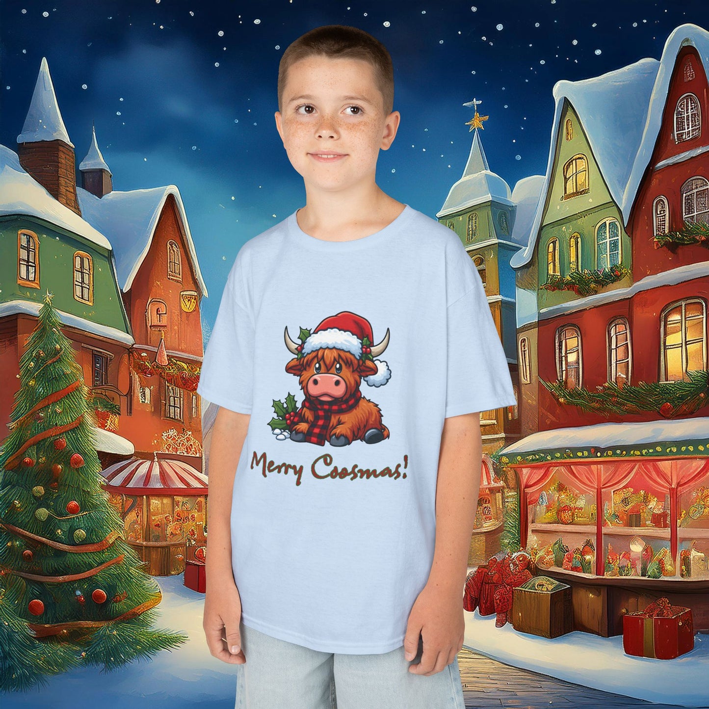 Merry Coosmas Kids Tee