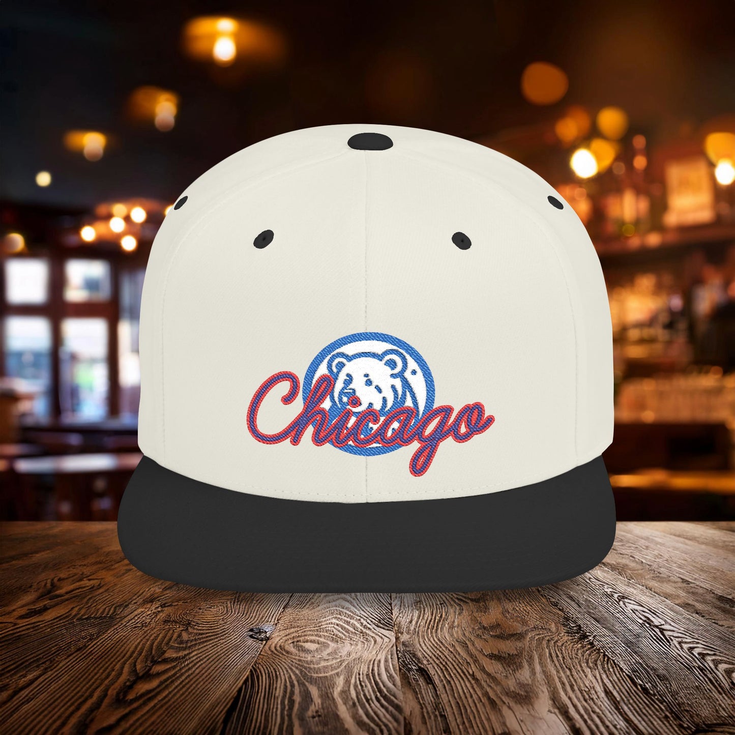 Chicago Bear Cub Baseball Flat Bill Snapback
