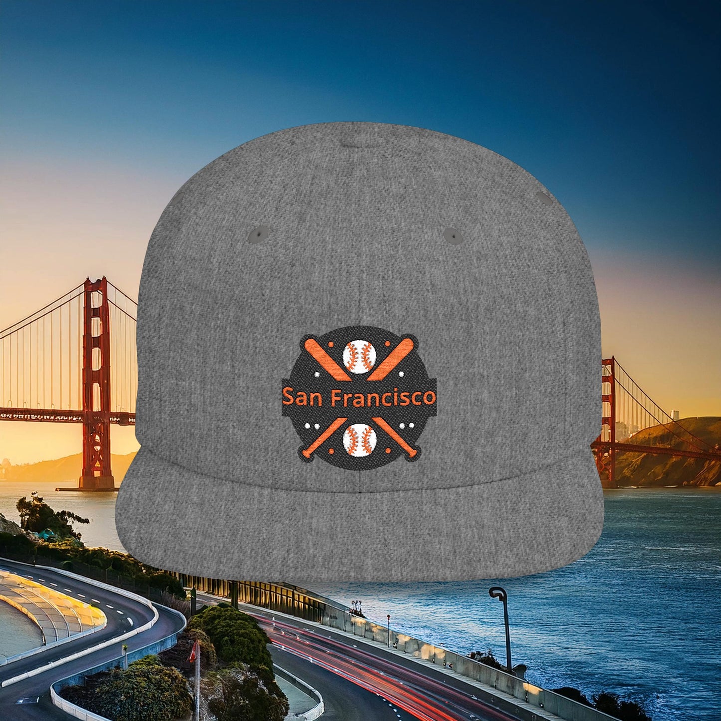San Francisco Baseball Flat Bill Snapback