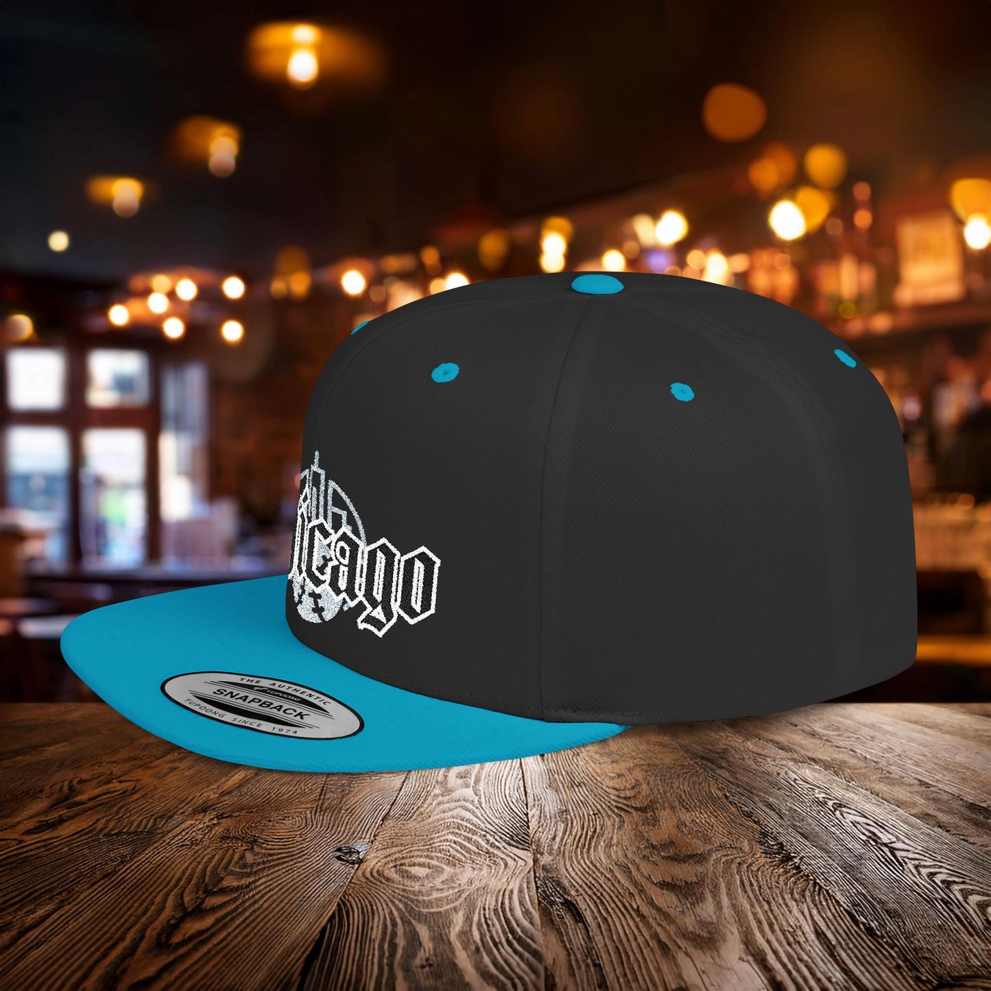 Chicago Baseball Logo Flat Bill Snapback