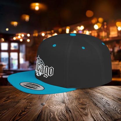 Chicago Baseball Logo Flat Bill Snapback