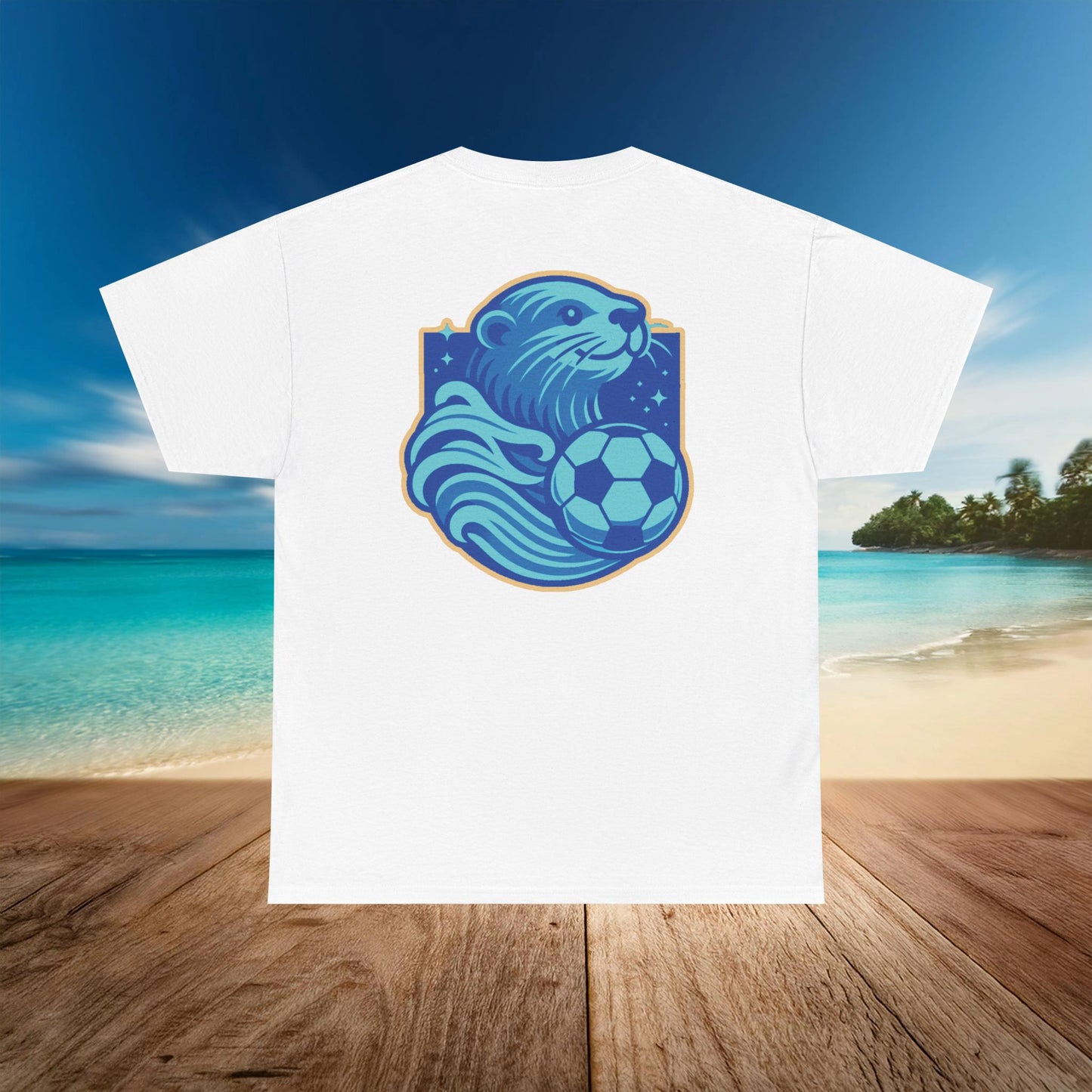 Sea Otter Soccer Logo Tee