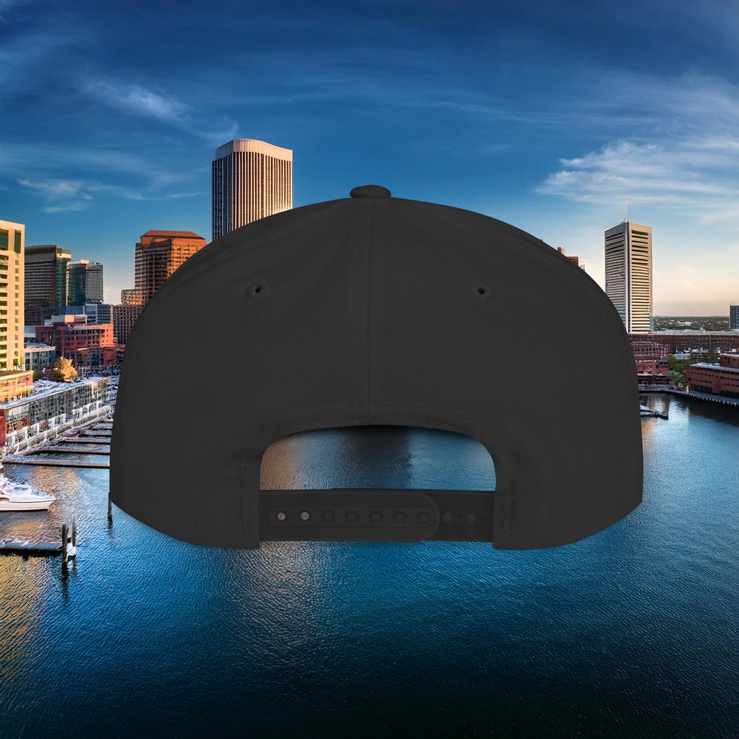 Baltimore Oriole Flat Bill Snapback