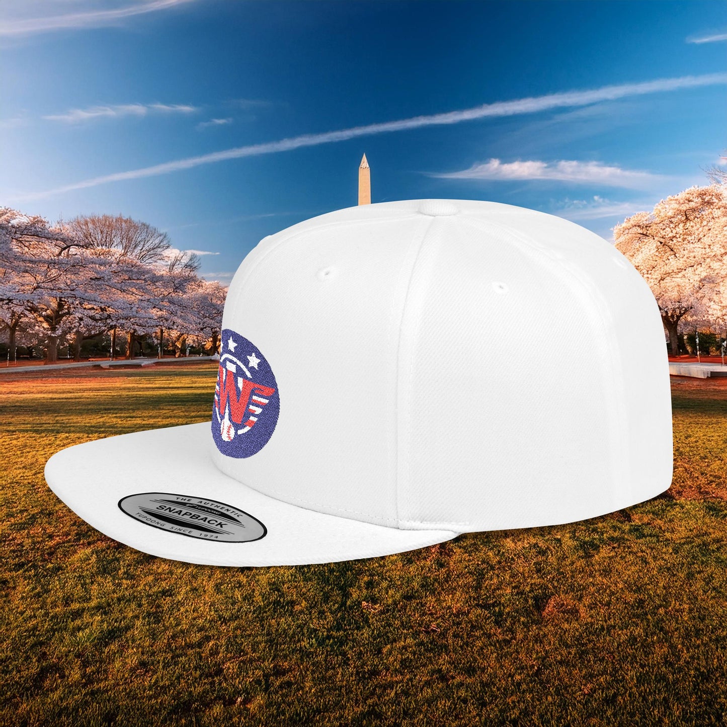 Nats Logo Flat Bill Snapback