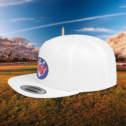 Nats Logo Flat Bill Snapback