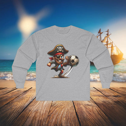 St Pauli Pirate Soccer Long Sleeve Tee