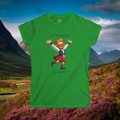 No Scotland No Party Women's Softstyle Tee