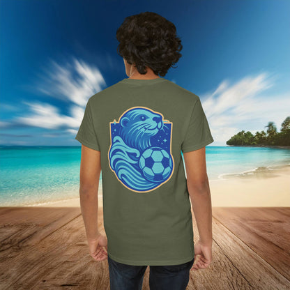Sea Otter Soccer Logo Tee
