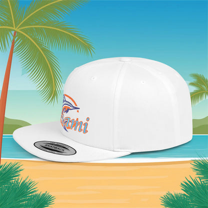 Miami Baseball Flat Bill Snapback