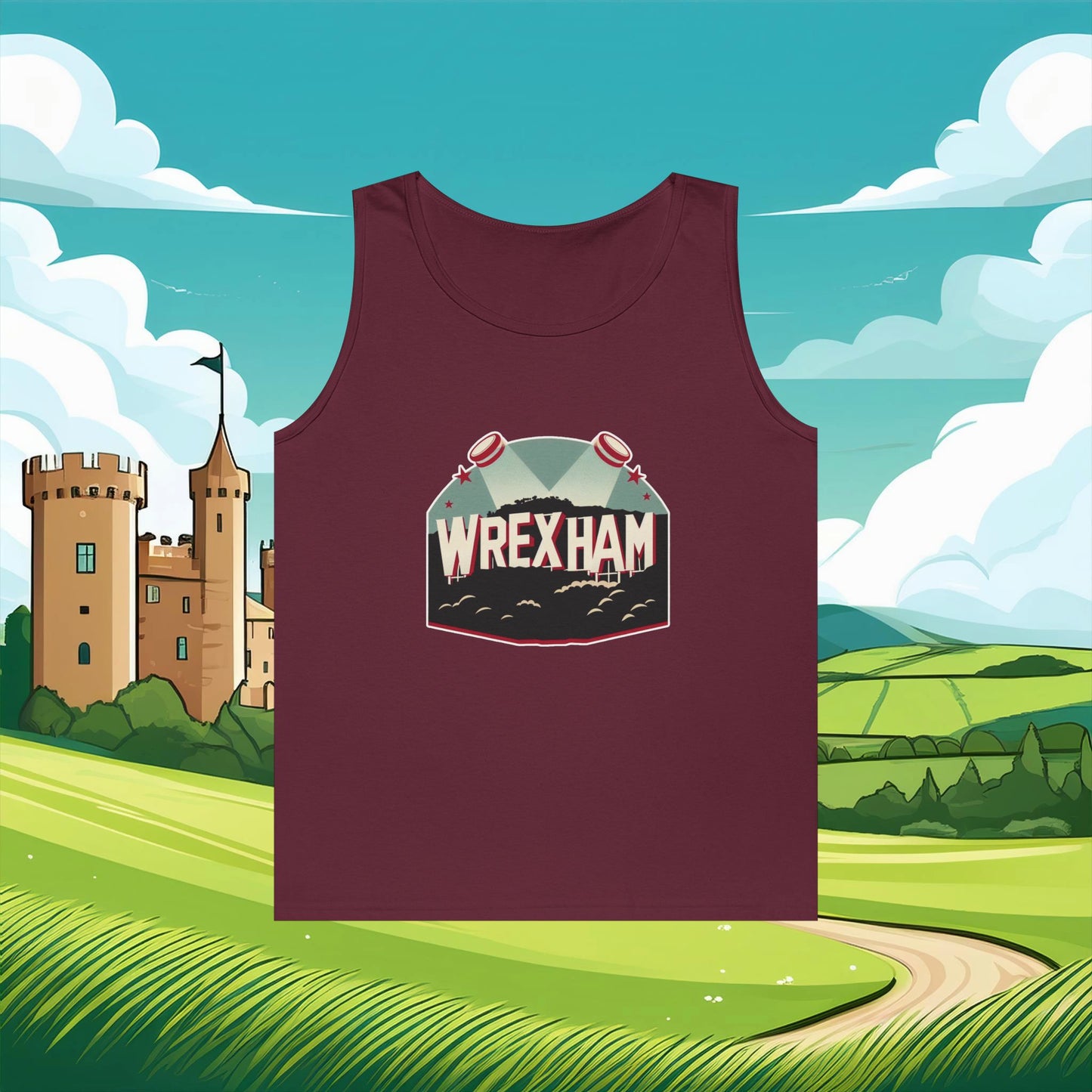 Wrexham Hollywood Sign Tank Top