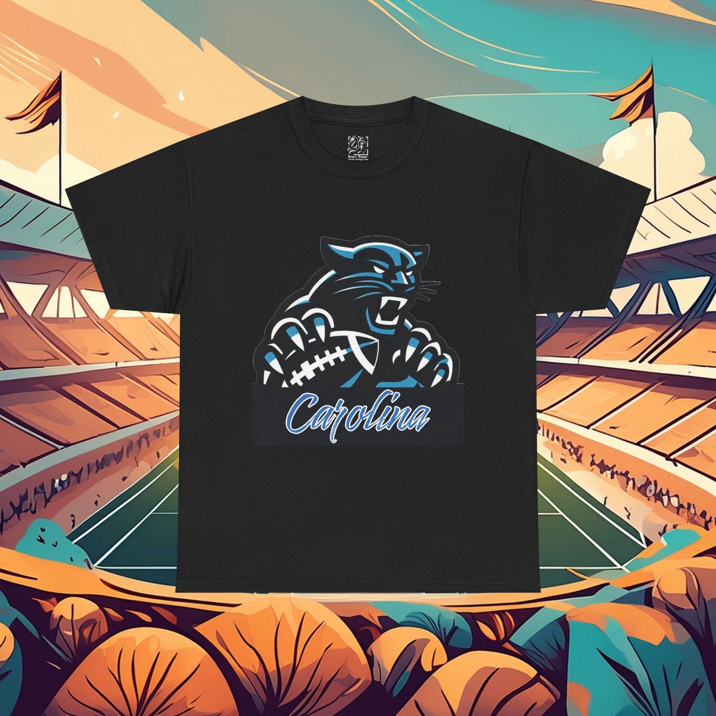Carolina Football Crest Tee